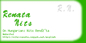 renata nits business card